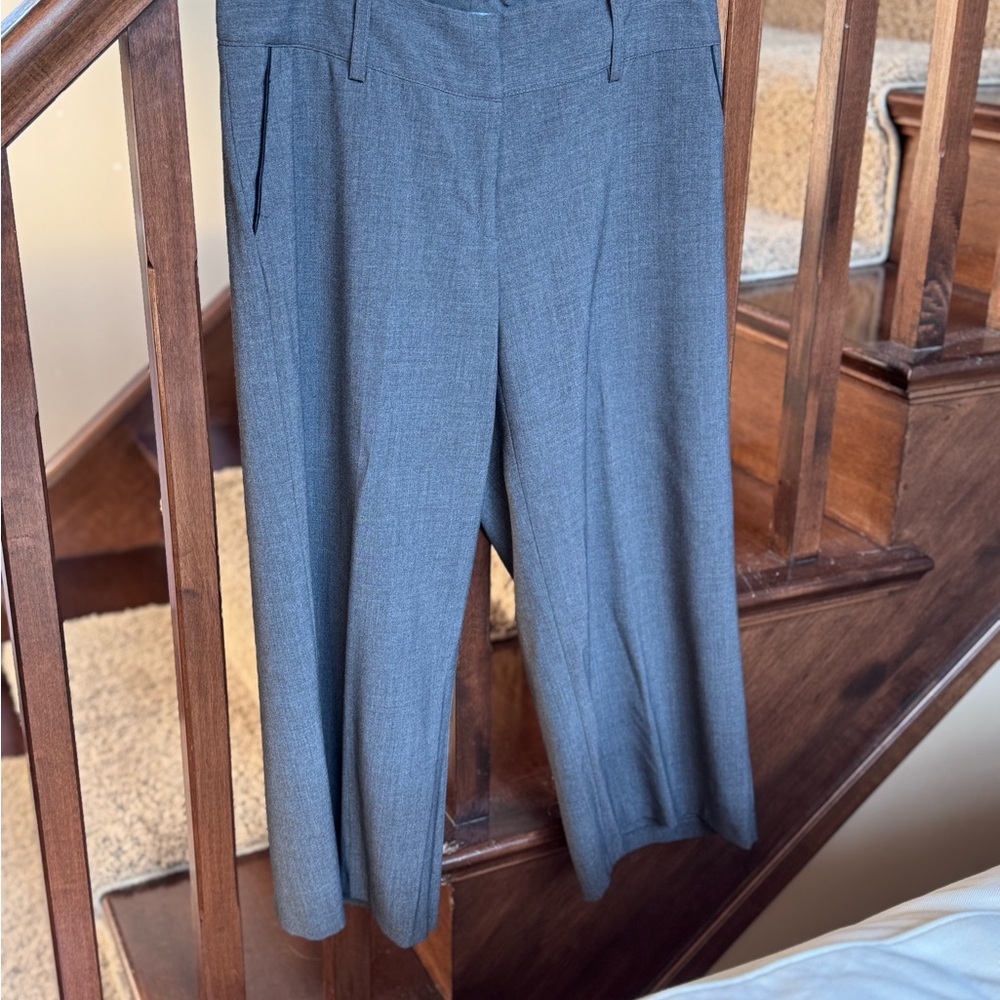 Gray dressy capris